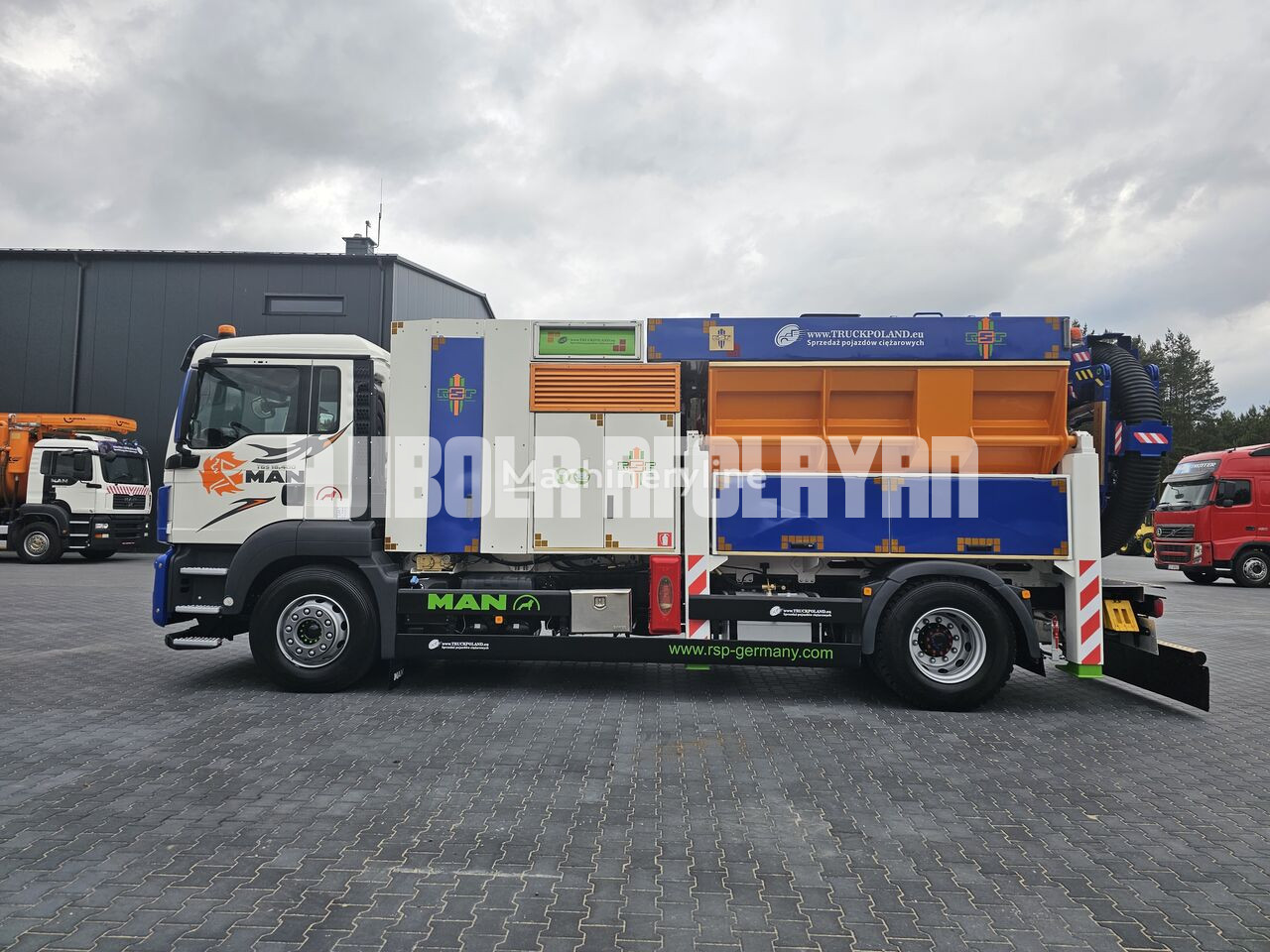 MAN RSP ESE 18/4-KM Saugbagger vacuum cleaner excavator suctionin vacuum excavator