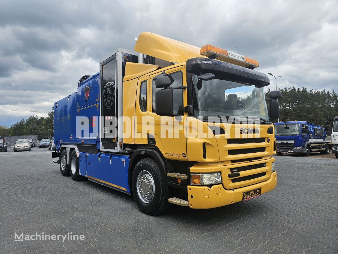 Scania DISAB ENVAC Saugbagger vacuum cleaner excavator sucking loose su vacuum excavator
