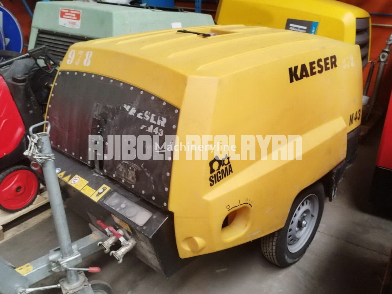 Kaeser M43 mobile compressor